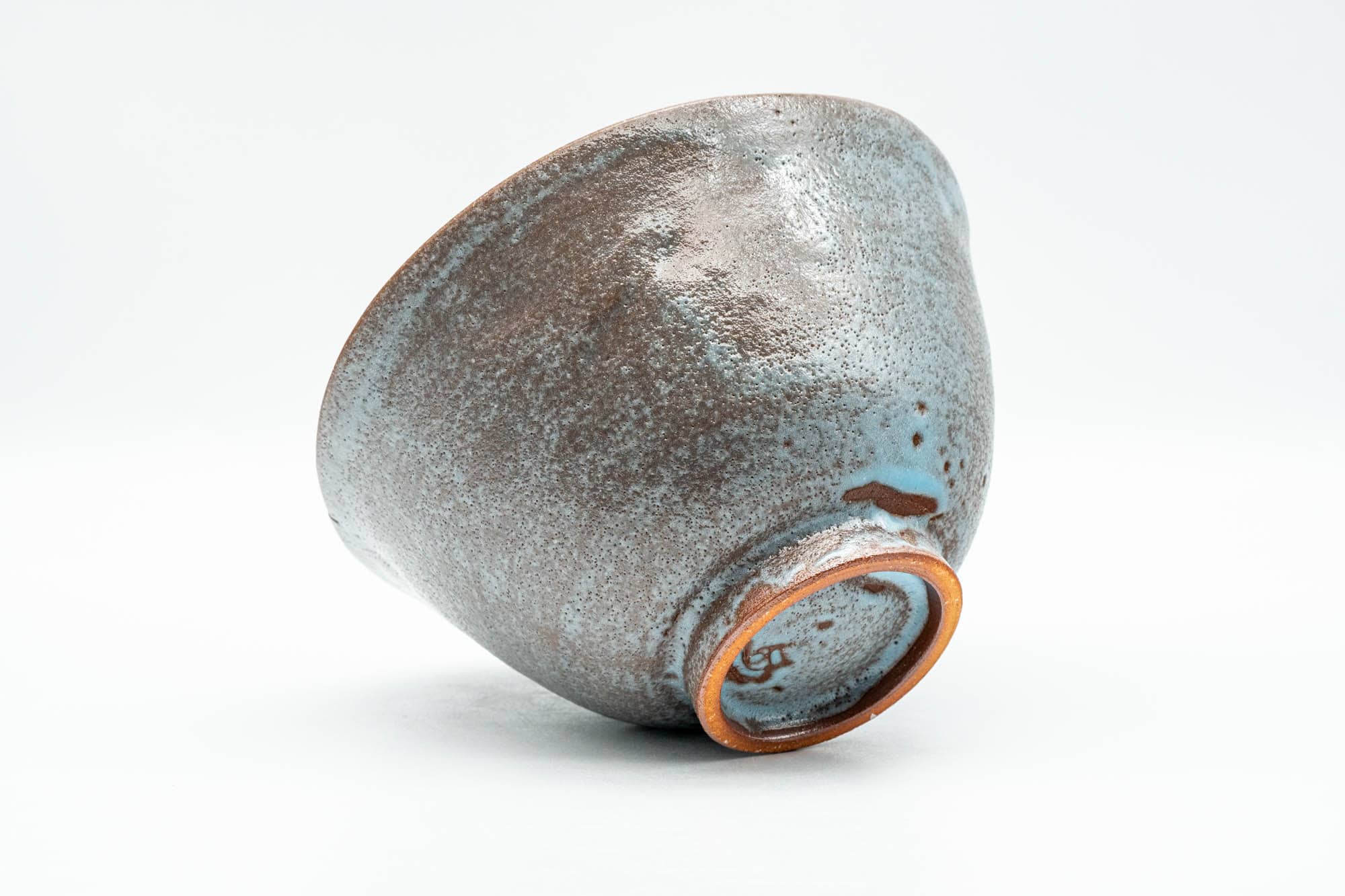 Japanese Matcha Bowl - Milky Blue Grey Wabi Chawan - 250ml