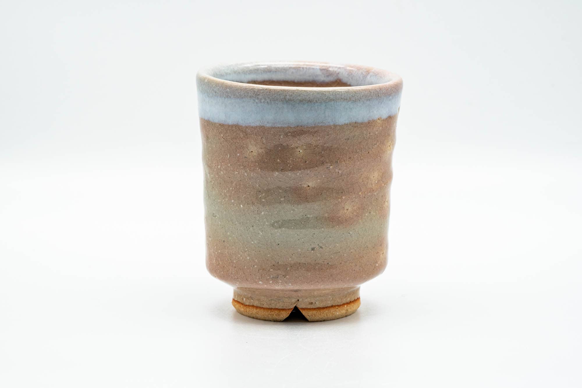 Japanese Teacup - Gohonte Pink White Glazed Hagi-yaki Yunomi - 180ml