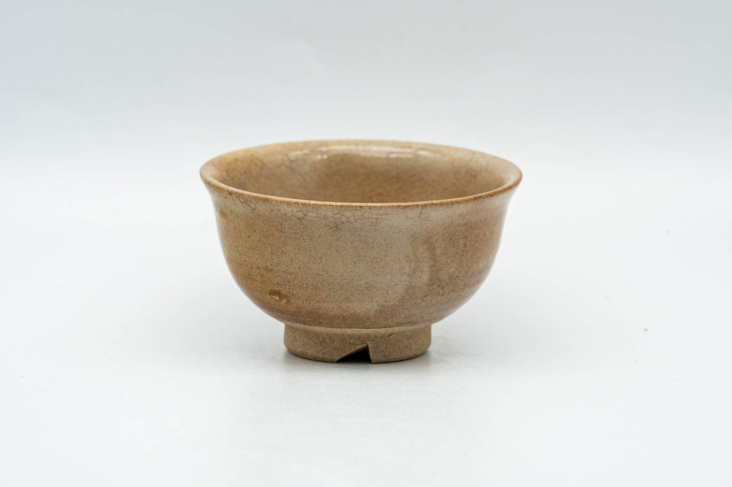 Japanese Teacup - 天鵬山 Tsubaki Kiln - Tiny Hagi-yaki Guinomi - 25ml