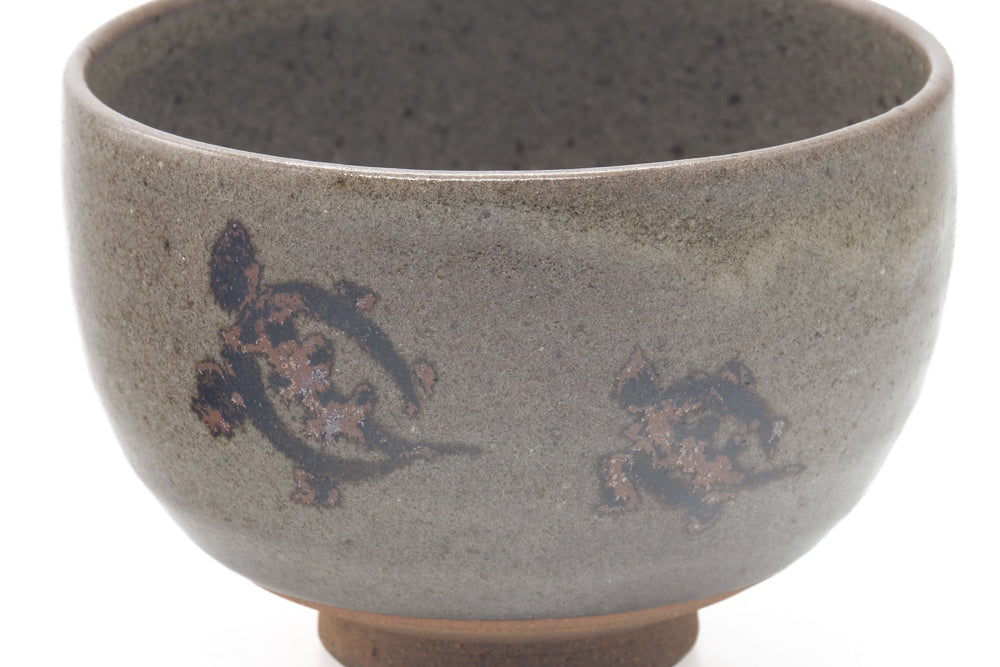 Japanese Matcha Bowl - Sage Green Sea Turtle Chawan - 600ml