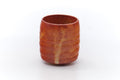 Japanese Teacup - Orange Shino Glazed Mino Yunomi - 100ml