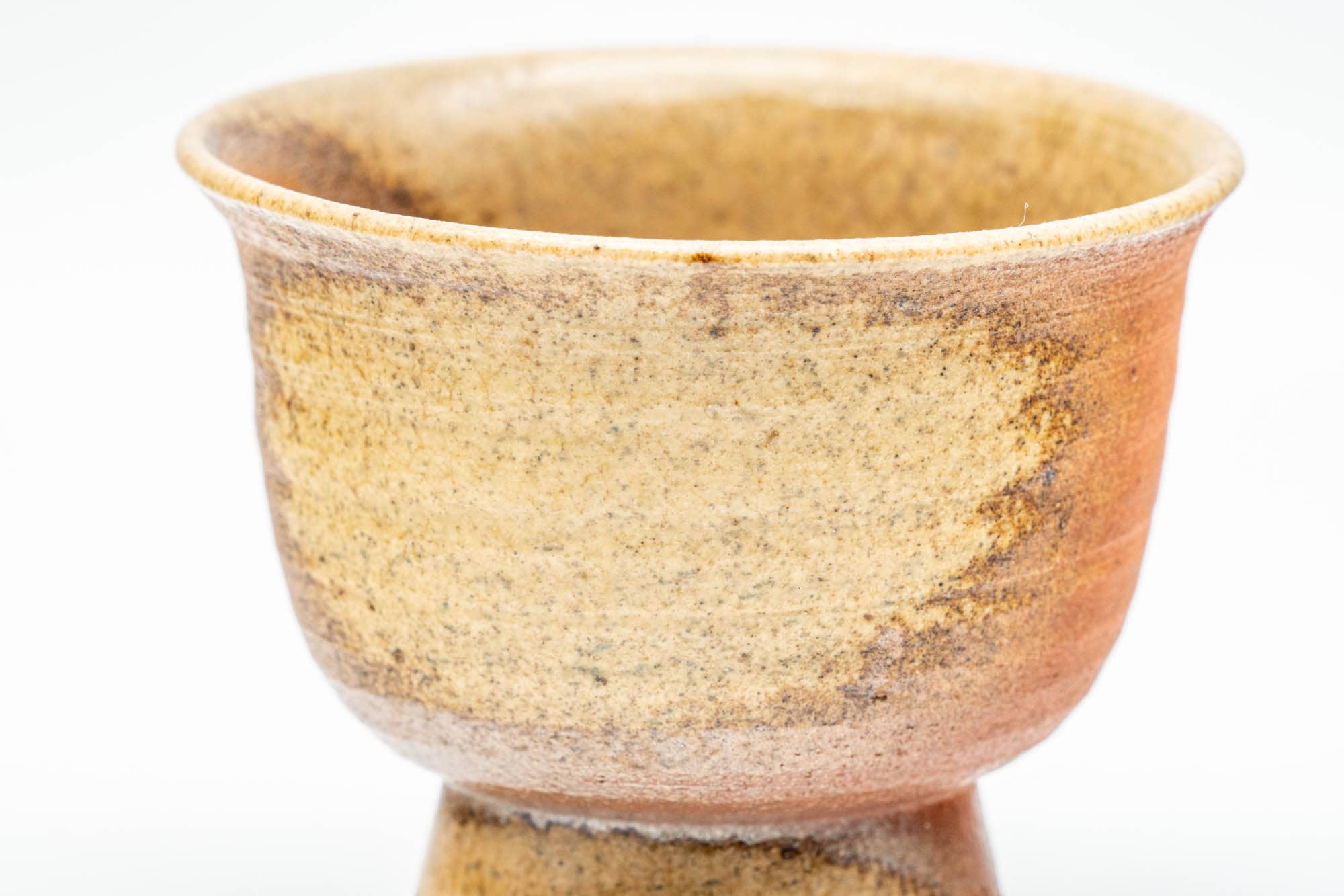 Japanese Teacup - Ash Glazed Shigaraki-yaki Yunomi - 60ml