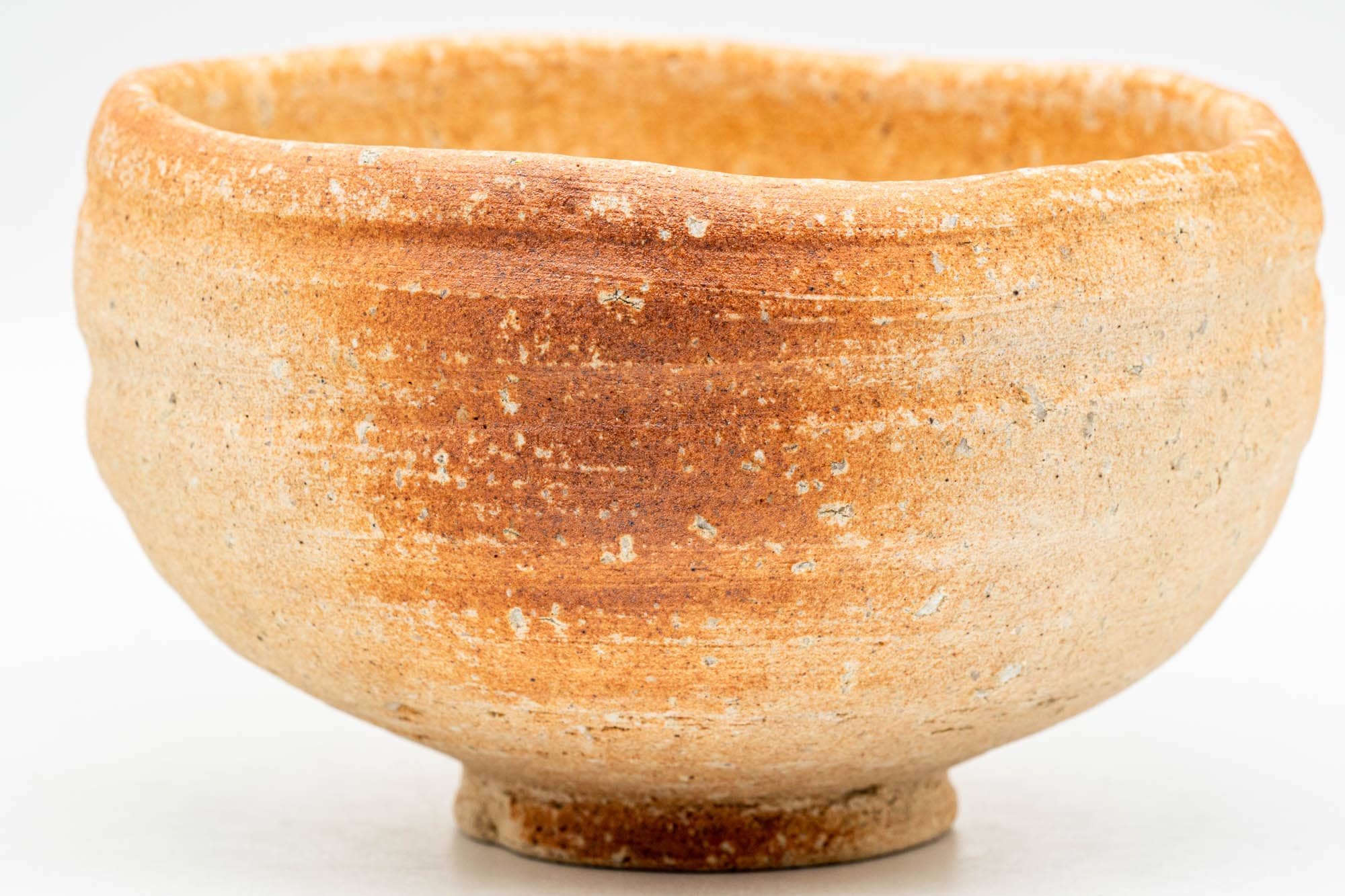 Japanese Matcha Bowl - Orange Clay Shigaraki-yaki Wabi-Sabi Chawan - 300ml