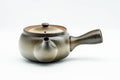 Japanese Kyusu - Beige Black Obi-ami 360 Mesh Filter Teapot - 380ml