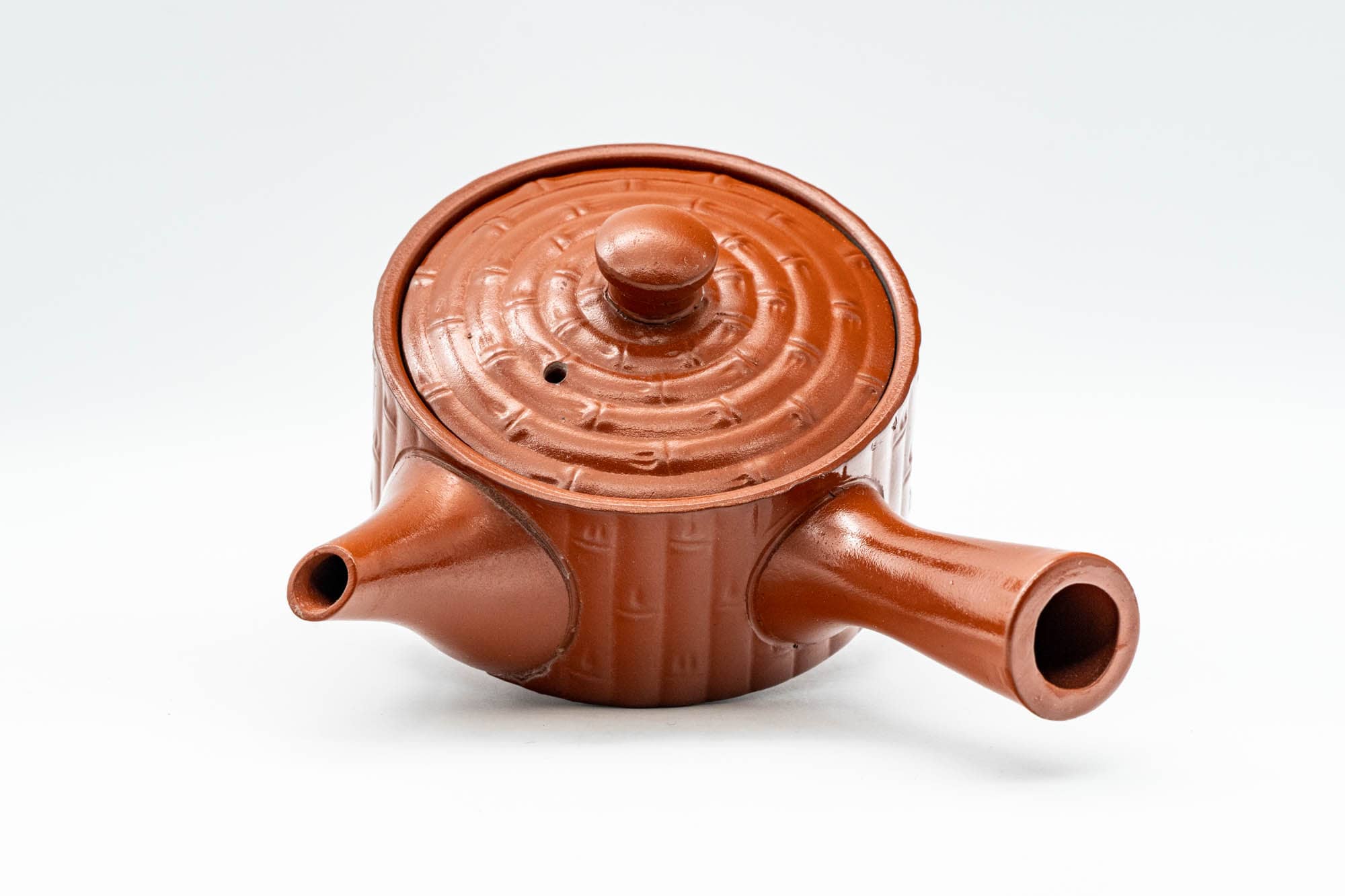 Japanese Kyusu - Bamboo-shaped Tokoname-yaki Teapot - 200ml
