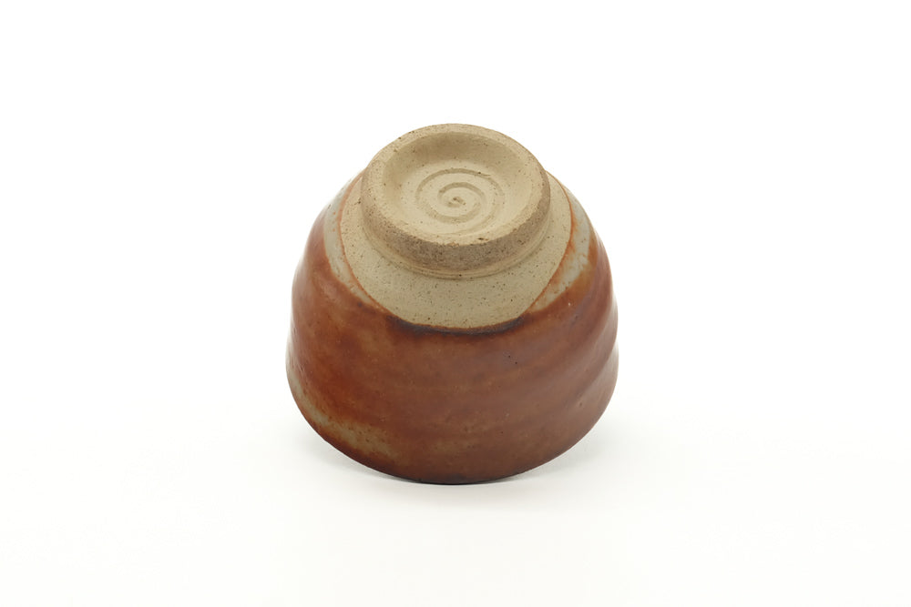 Japanese Teacup - Orange Shino Glazed Yunomi - 75ml