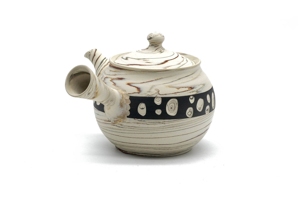 Mizutama Nerikomi Tokoname Teapot - 260ml