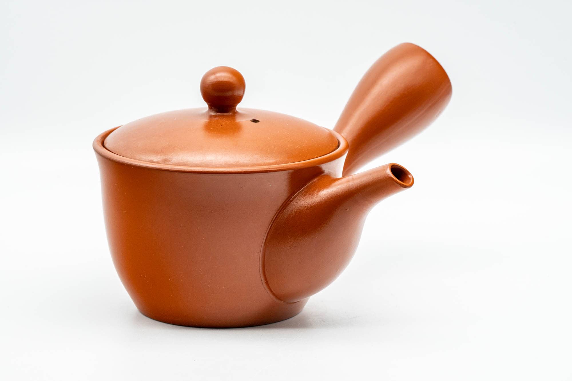 Japanese Kyusu - Classic Red Shudei Tokoname-yaki Mesh Teapot - 275ml