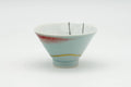 Japanese Teacup - 朝日焼 Asahi-yaki - Porcelain Kintsugi Yunomi - 50ml