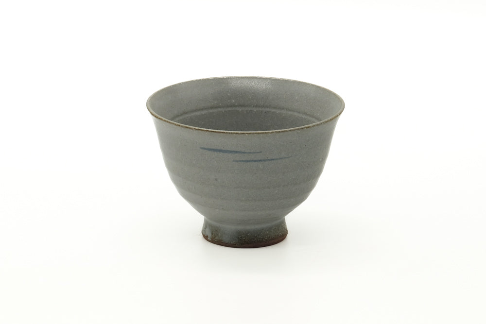 Japanese Teacup - Blue Grey Egret Yunomi - 150ml