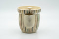 Japanese Houhin - Colorfully Striped Collared Do-ake Teapot - 250ml