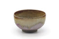 Japanese Matcha Bowl - Brown Yellow Drip-Glazed Chawan - 350ml