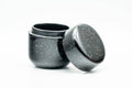 Japanese Natsume - Heavy Speckled Stone Matcha Tea Caddy - 50ml