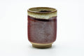 Japanese Teacup - Burgundy Hare's Fur Glazed Yunomi - 190ml