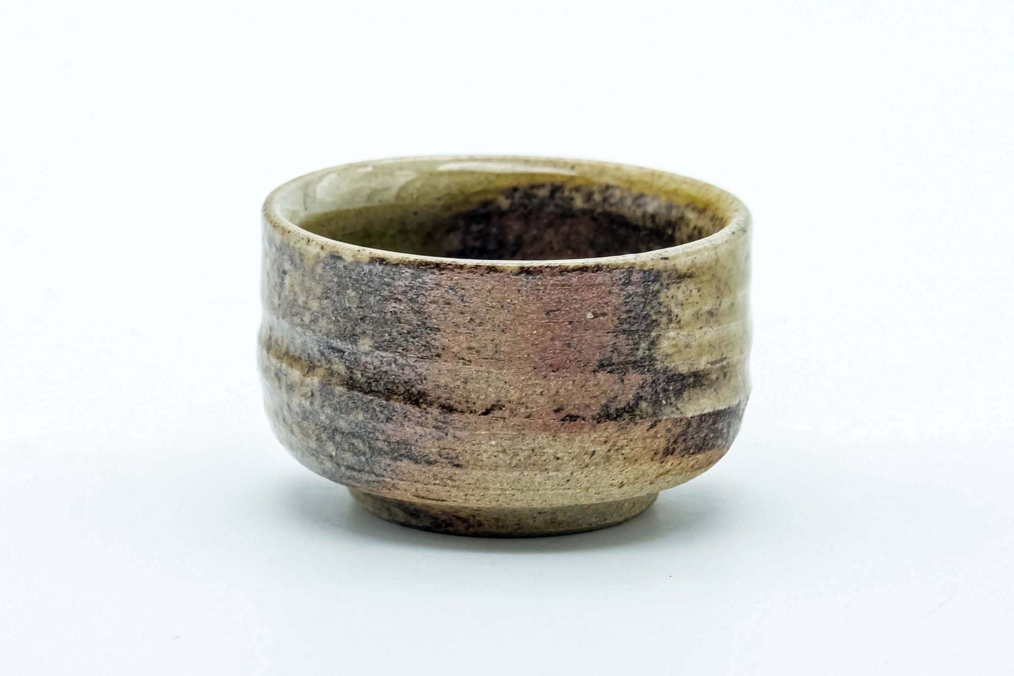 Japanese Teacup - Ash Green Glazed Shigaraki-yaki Guinomi - 35ml