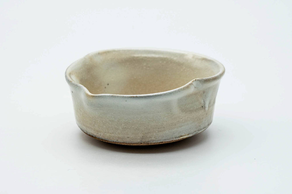 Japanese Katakuchi - Small Milky White Glazed Water Cooler - 100ml