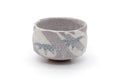 Japanese Matcha Bowl - Abstract White Shino Mino Chawan - 500ml