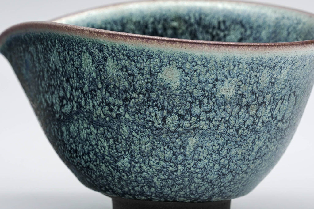 Japanese Katakuchi - 橋本大輔 Hashimoto Daisuke - Cerulean Tenmoku Glazed Yuzamashi - 200ml