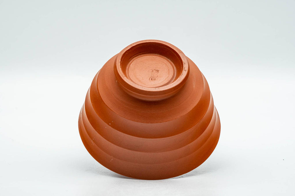 Japanese Teacups - Set of 3 Horizontally Sculpted Tokoname-yaki Yunomi - 90ml