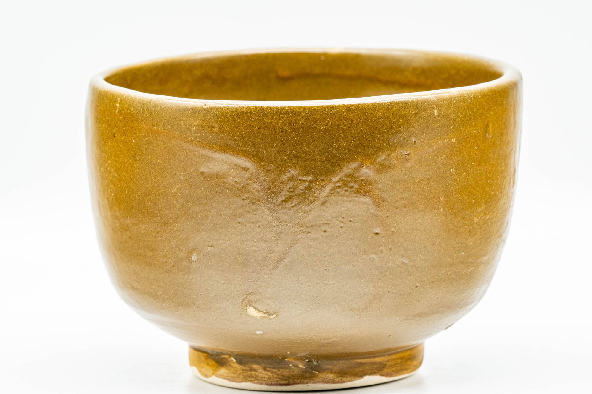 Japanese Matcha Bowl - Brown Glazed Hantsutsu-gata Chawan - 350ml