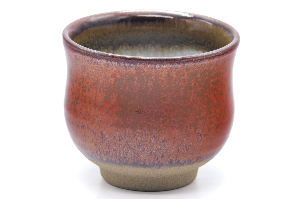Japanese Teacup - Red Speckled Fish Yunomi - 160ml