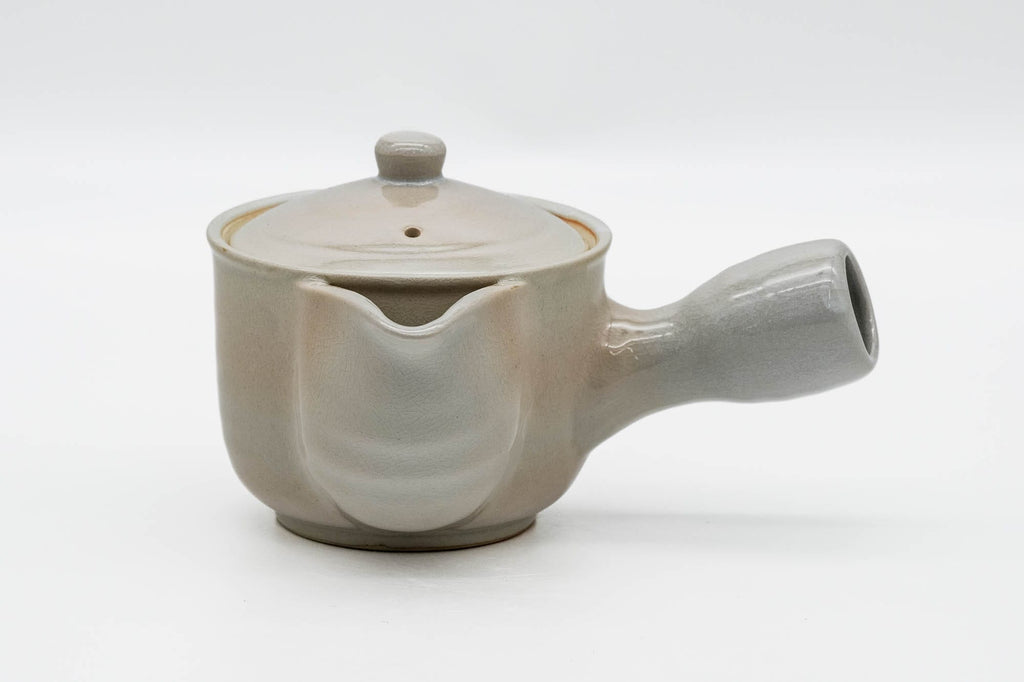 Tea Set - Hagi-yaki Kyusu Teapot with 5 Yunomi Teacups