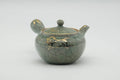 Japanese Kyusu - Golden Horse Green Celadon Glazed Obori Soma-yaki Porcelain Teapot - 200ml