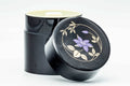 Japanese Chazutsu - Floral Purple Plastic Tea Canister - 300ml