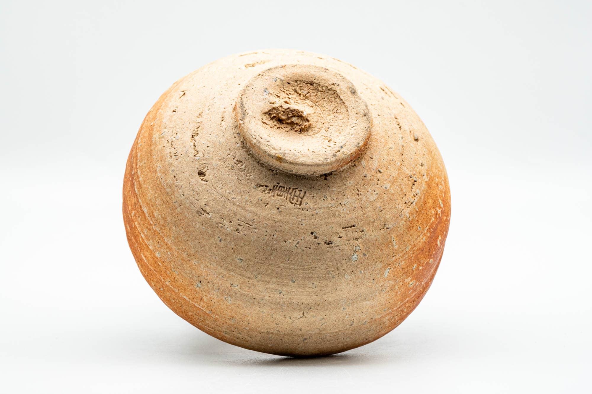 Japanese Matcha Bowl - Orange Clay Shigaraki-yaki Wabi-Sabi Chawan - 300ml