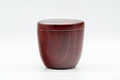 Japanese Chazutsu - Red Wood-Patterned Plastic Tea Canister - 275ml