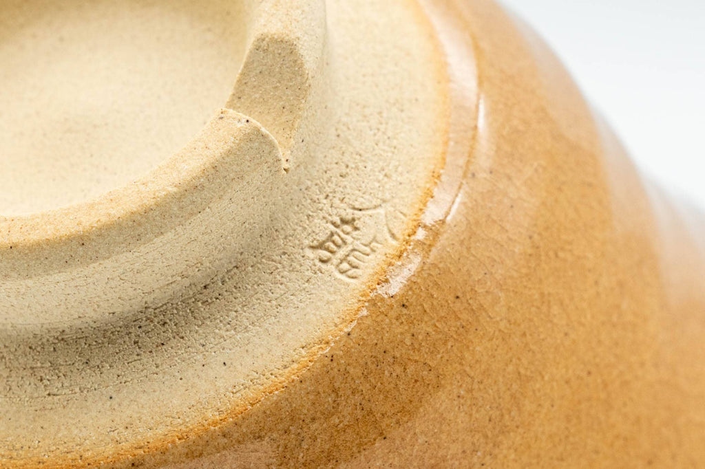 Japanese Teacup - Beige White Inner-Glazed Hagi-yaki Yunomi - 90ml