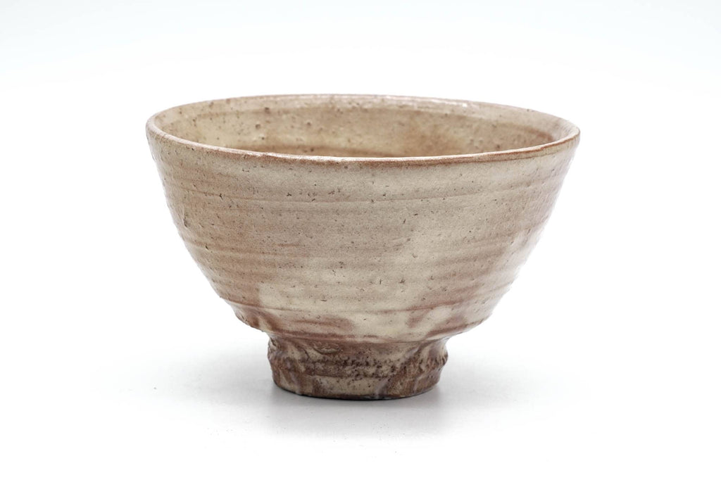 Japanese Matcha Bowl - 渡辺城山 Jōzan Watanabe - Beige Hagi-yaki Ido Chawan - 250ml