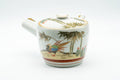 Japanese Kyusu - Bamboo Peacock Kutani-yaki Ceramic Filter Teapot - 400ml
