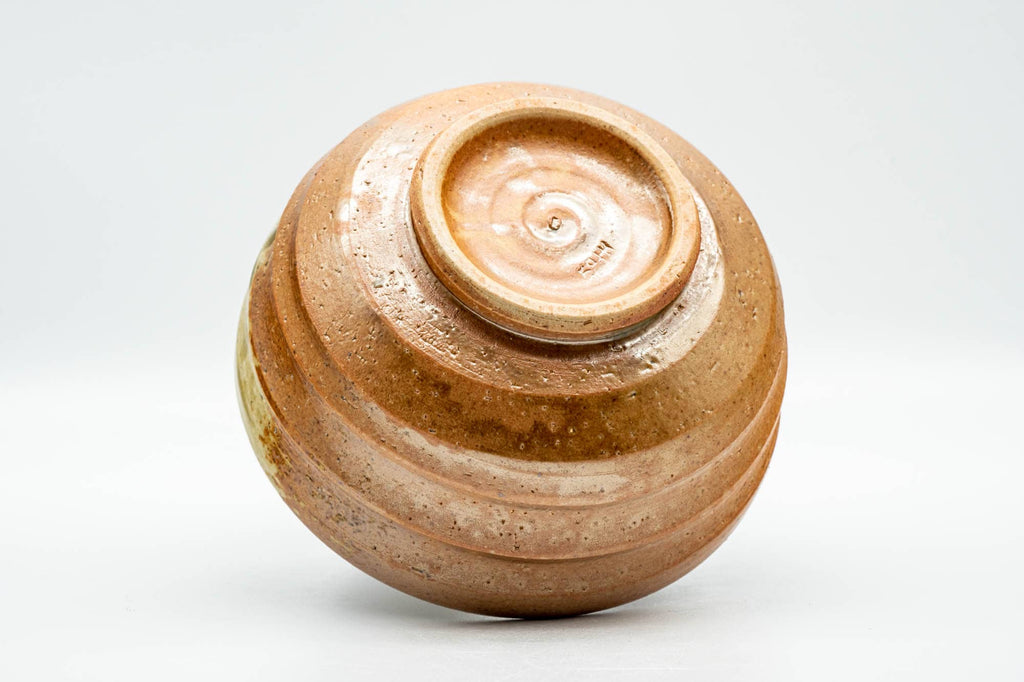 Japanese Matcha Bowl - Ash Green Glazed Shigaraki-yaki Chawan - 300ml
