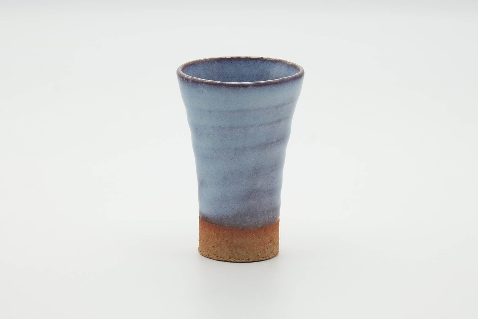 Japanese Teacup - Tall White Glazed Hagi-yaki Yunomi - 100ml