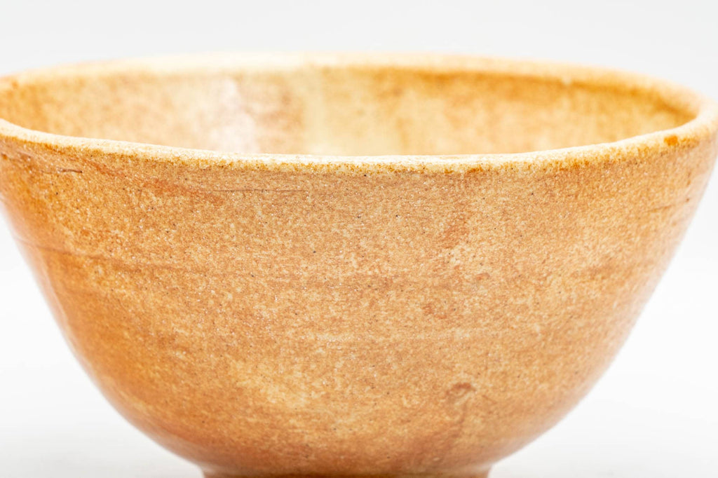 Japanese Matcha Bowl - Orange Glazed Sugi-nari Chawan - 350ml