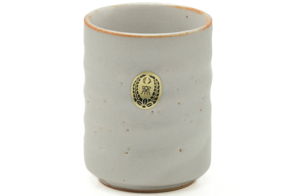 Japanese Teacup - White Shino Glazed Mino-yaki Yunomi - 115ml