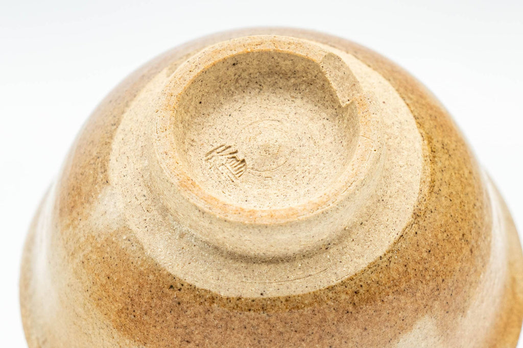 Japanese Teacup - 天鵬山 Tsubaki Kiln - Tiny Hagi-yaki Guinomi - 25ml