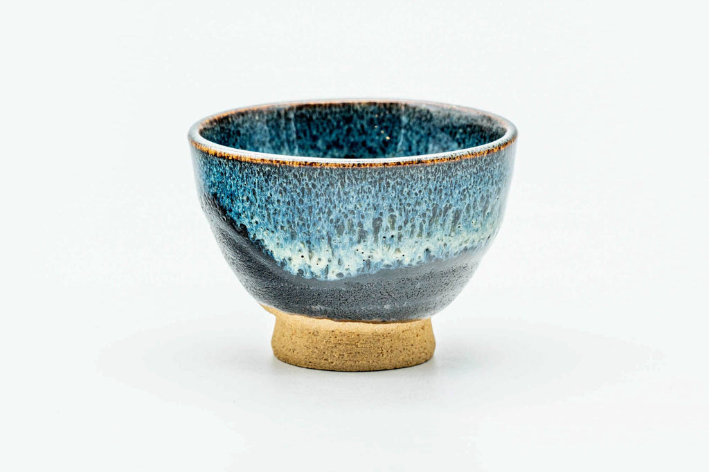 Japanese Teacups - Set of 4 Uniquely Glazed Guinomi - 50ml