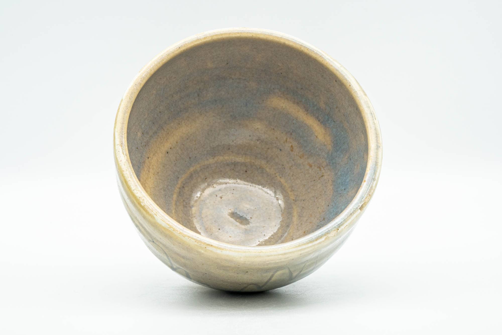 Japanese Matcha Bowl - Grey-Blue Crazed Glazed Chawan - 350ml