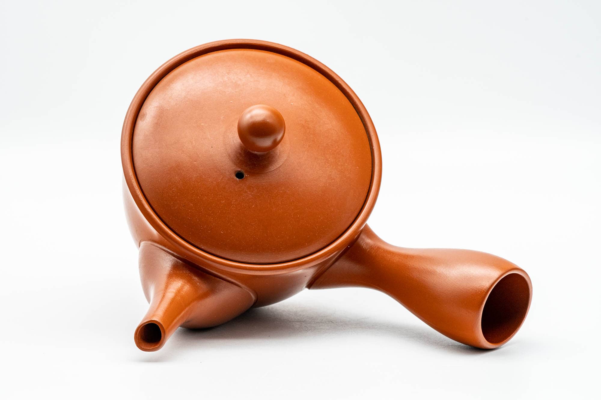 Japanese Kyusu - Classic Red Shudei Tokoname-yaki Mesh Teapot - 275ml