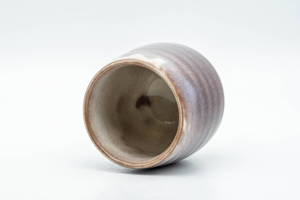Japanese Teacup - Purple White Drip-Glazed Hagi-yaki Yunomi - 150ml