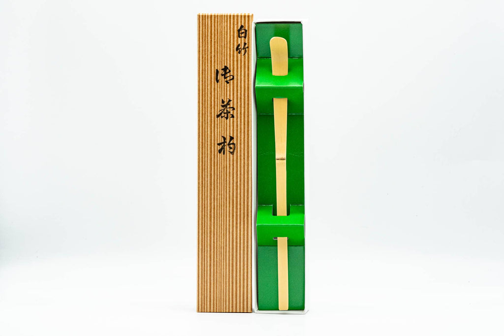 White Bamboo Chashaku Matcha Scoop
