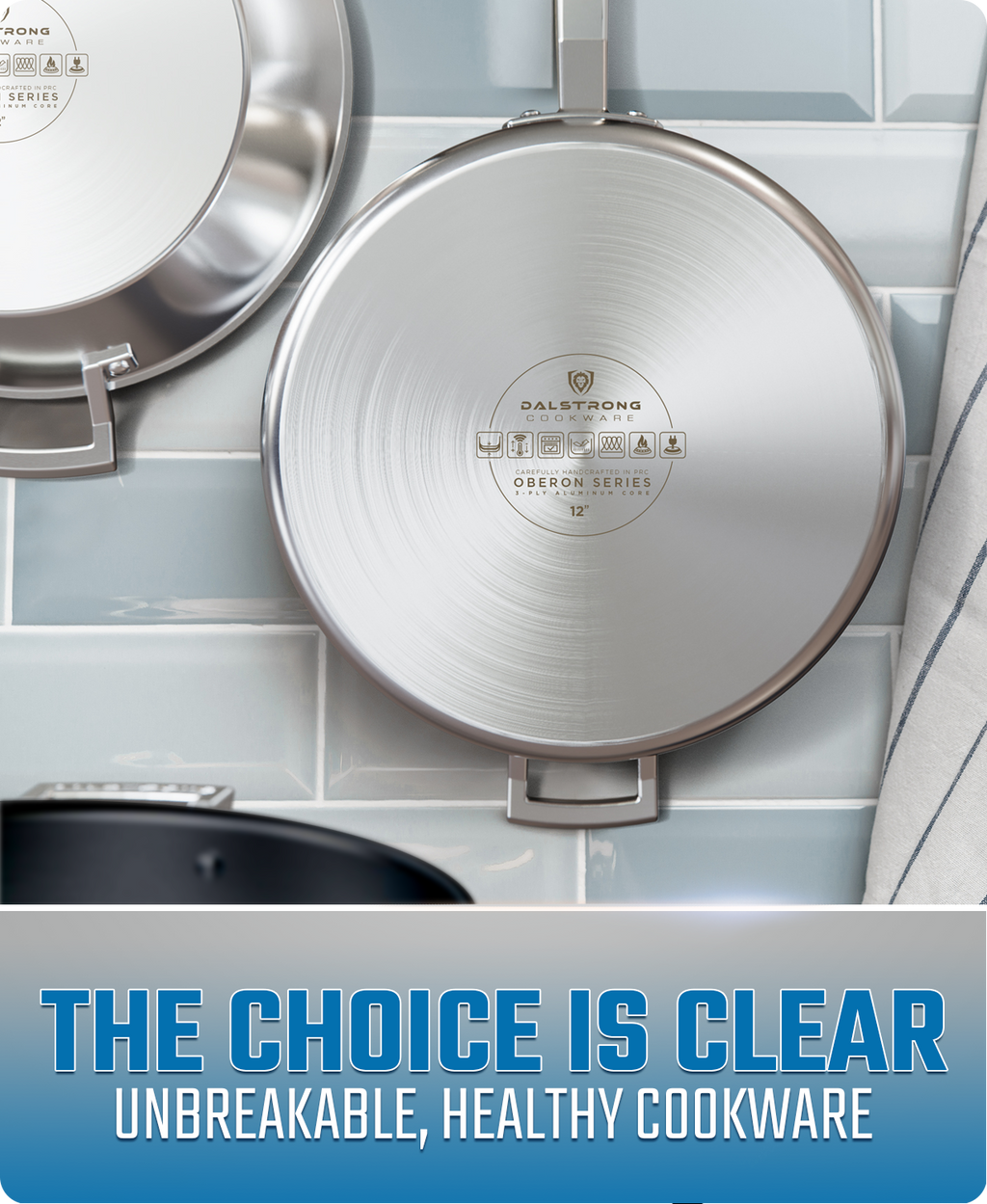 3 Quart Stock Pot | ETERNA Non-Stick | Oberon Series | Dalstrong ©