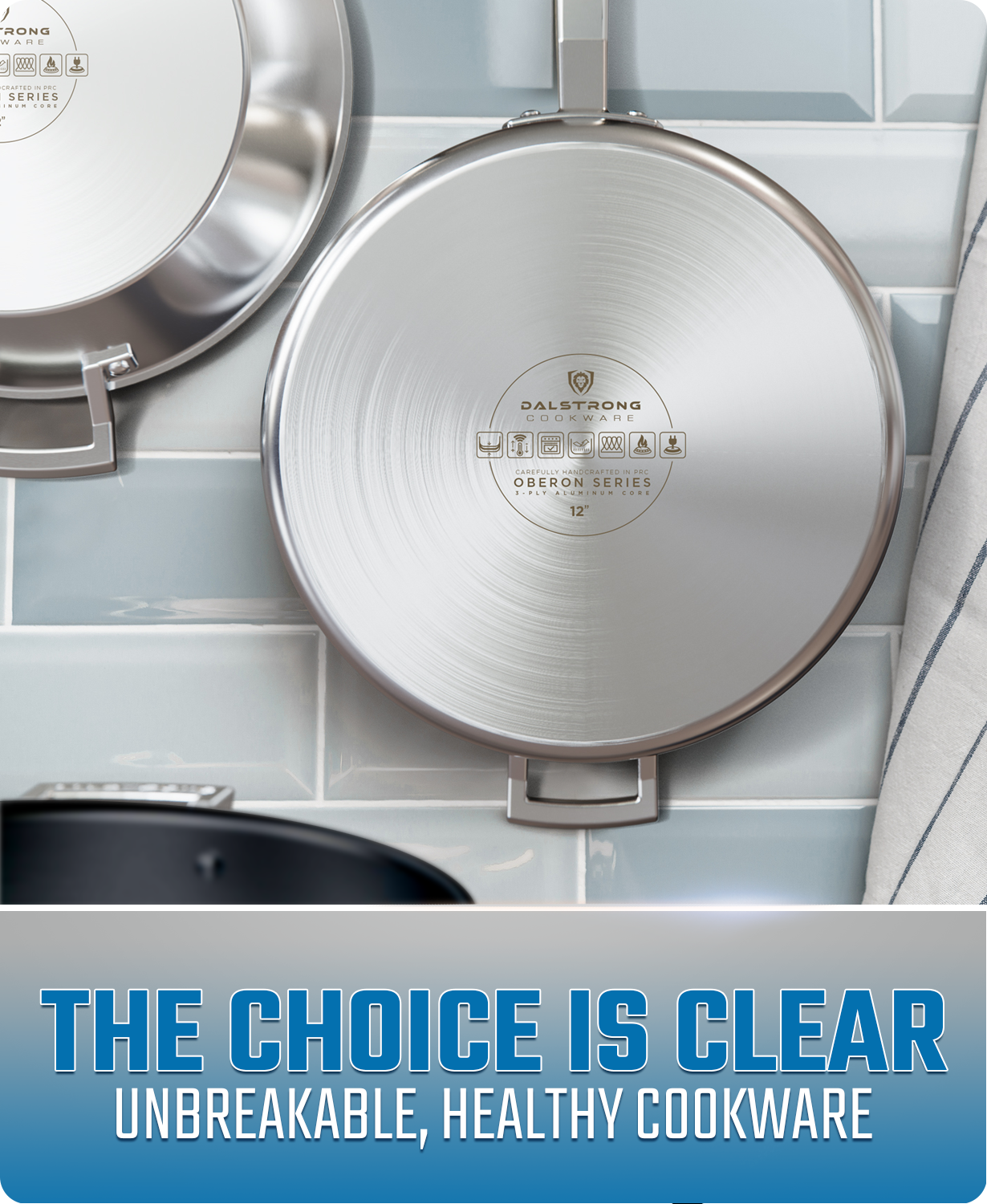 3 Quart Stock Pot | ETERNA Non-Stick | Oberon Series | Dalstrong ©