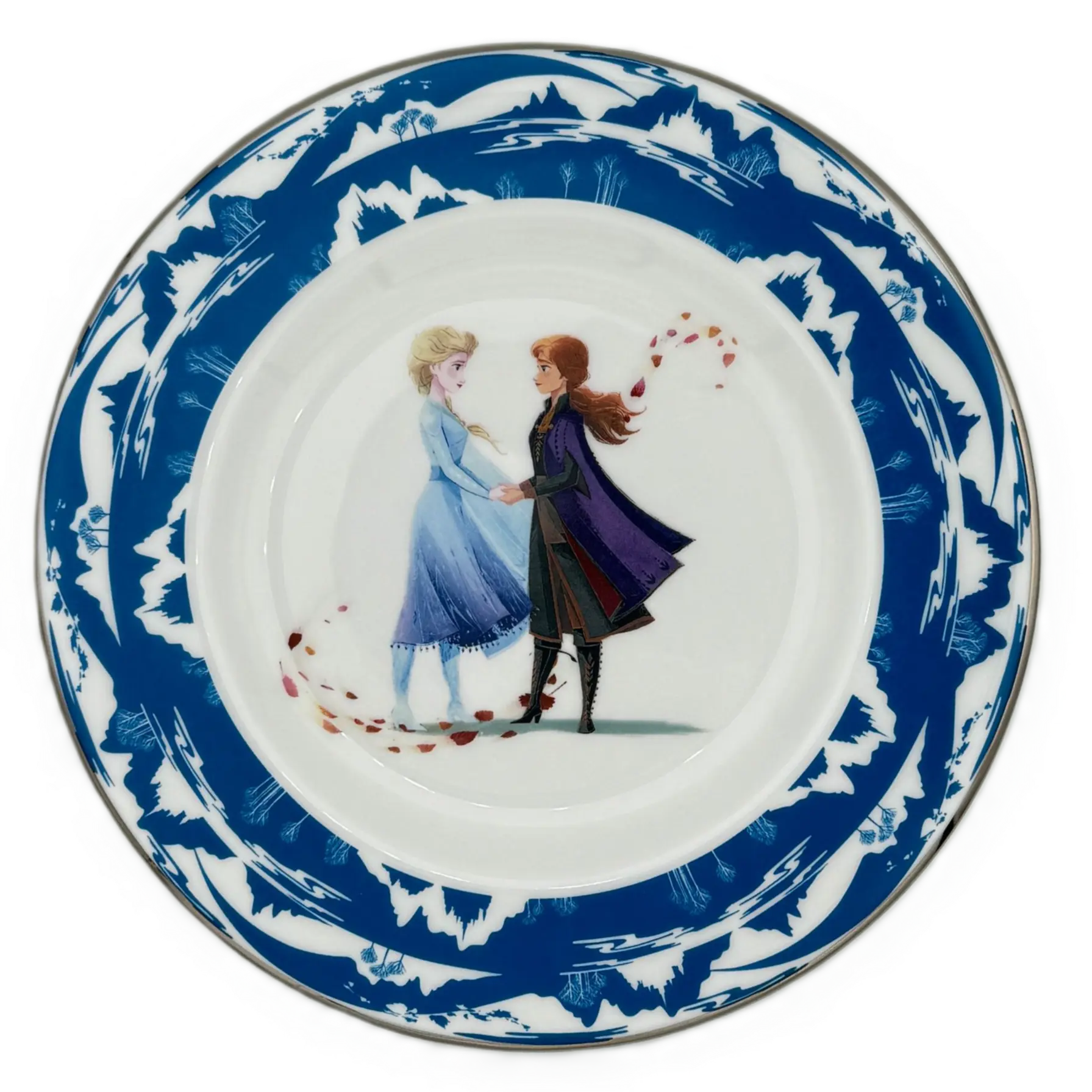 English Ladies Disney Frozen 2 Sisters Forever 6" Cake Plate