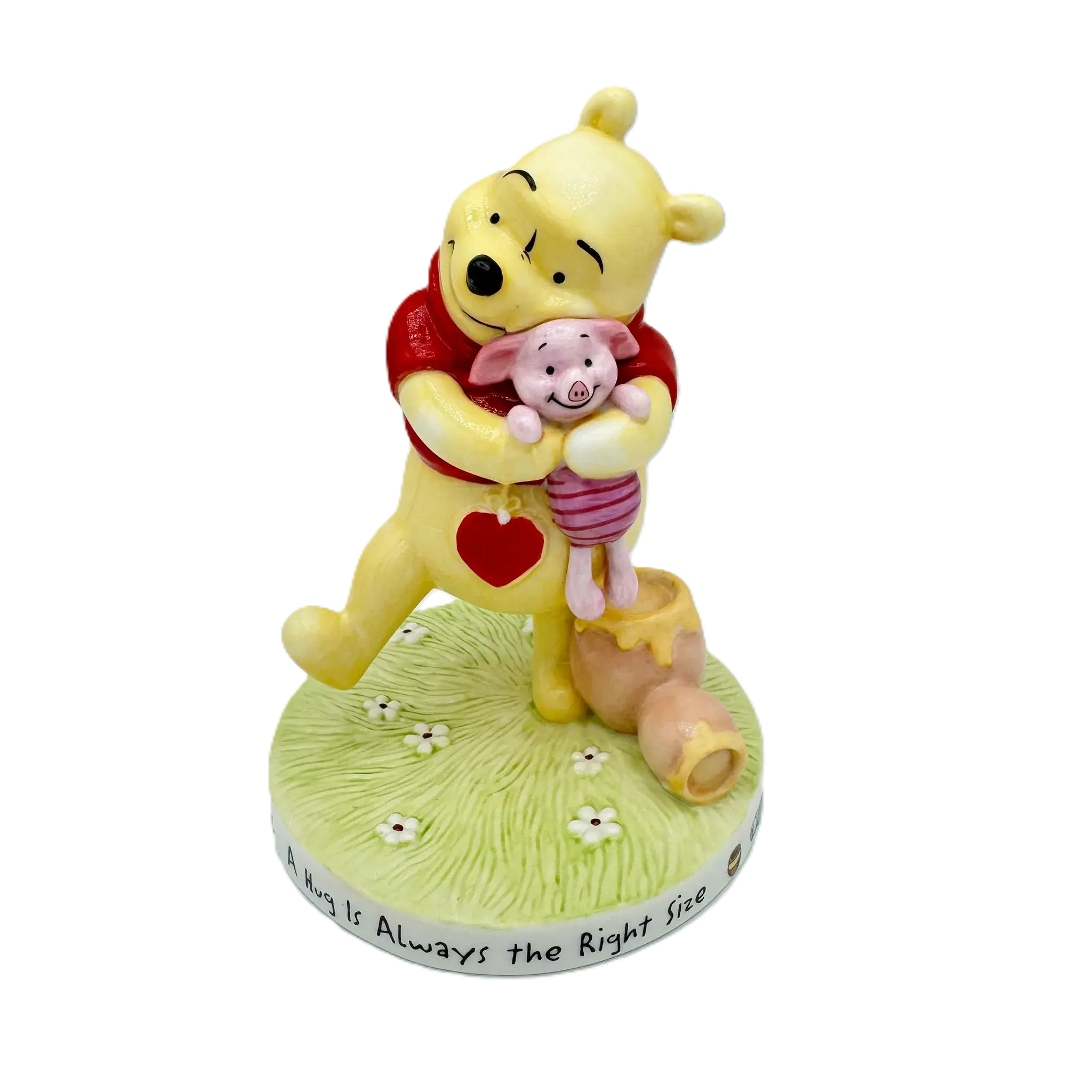 Disney Figurine Disney Winnie the Pooh "A Hug is Always the Right Size" Bone China