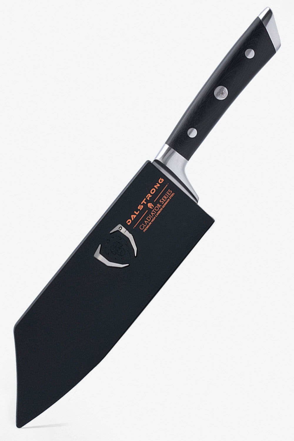 Meat Prep Bundle | 9" Obliterator Meat Cleaver with Stand + 8" Chef & Cleaver Hybrid Crixus Knife