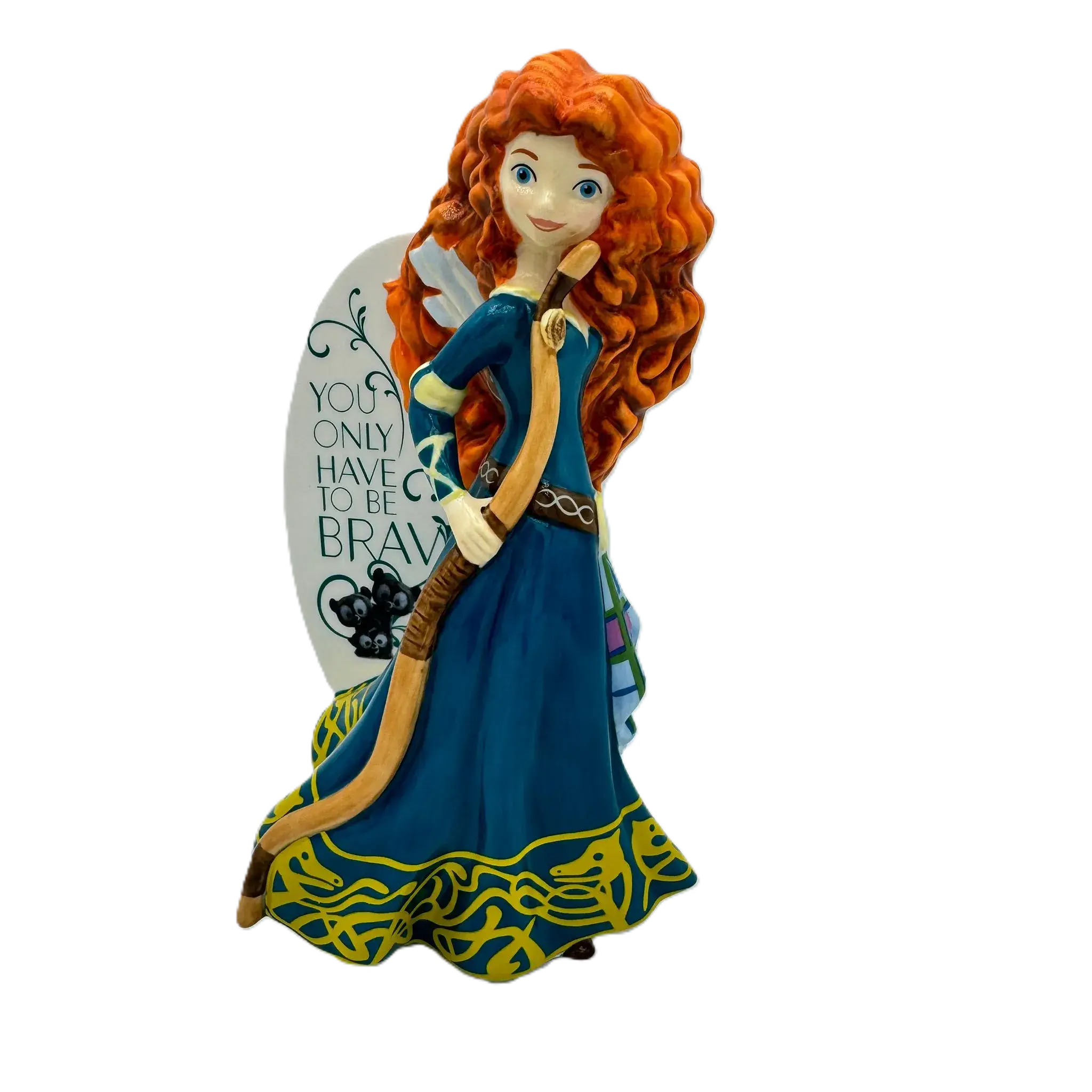 English Ladies Disney Brave Princess Merida Flatback Figurine