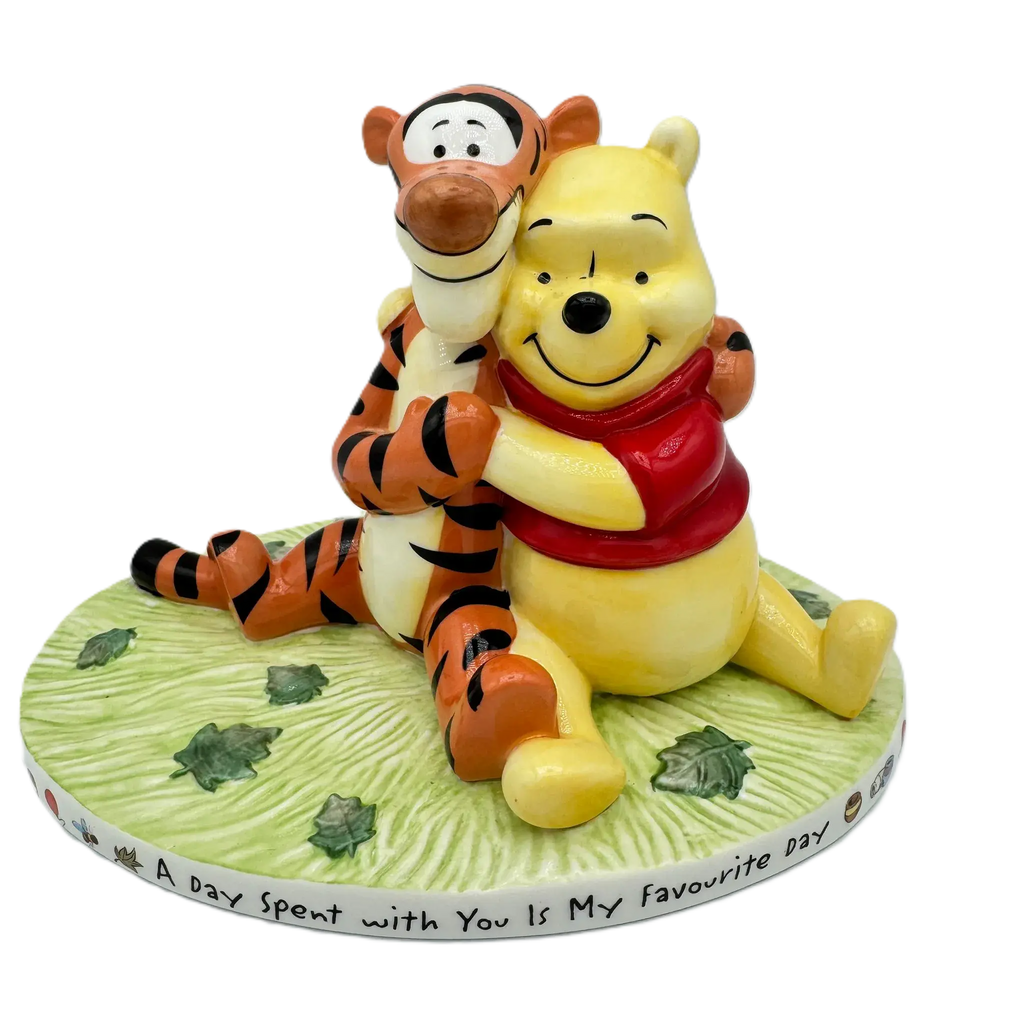 English Ladies Disney Winnie the Pooh "My Favourite Day" Figurine